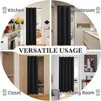 RYB HOME 100% Blackout Door Curtain - Image 5