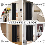 RYB HOME Extra Long 100% Blackout Room Divider Curtains - Image 5