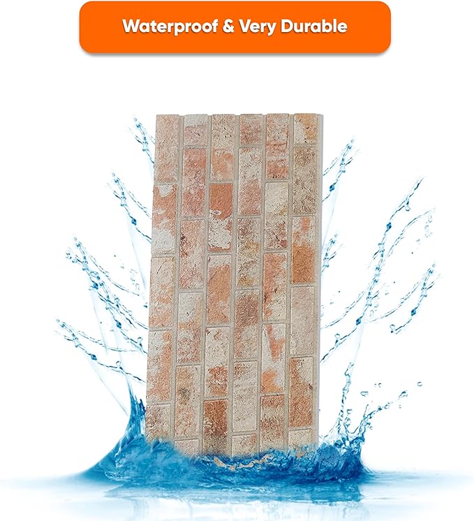 IZODEKOR 3D Brick Effect Wall Panels - Image 6