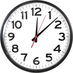 Ultimate Wall Clock | 10 Inch | Silent | Round | Quartz | Black | Kitchen | by TheUltimateWallClock