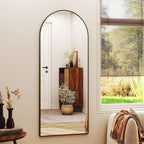 XRAMFY 56"x21" Arched Full Length Mirror Floor Mirrors - Image 3
