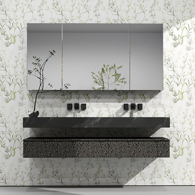 Timeet Floral Peel and Stick Wallpaper Botanical Wildflower Self Adhesive Wall - Image 4