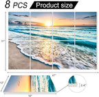 YPY Art Acoustic Panels Self Adhesive: Beach Wall Art Sound Proof Panel - Image 7