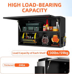 Garage Wall Cabinet, Floating Metal Wall Cabinet - Image 6