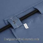 RYB HOME Blackout Short Curtains - Image 2