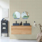 MelunMer Grasscloth Peel and Stick Wallpaper 17.3"x197", Contact Paper - Image 2