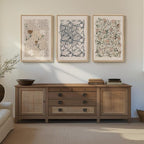 Framed Large William Morris Canvas Wall Art Set of 3, Vintage Nature Floral - Image 8