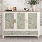 Vinyl 15.8" x 472" Green Marble Contact Paper - Image 6