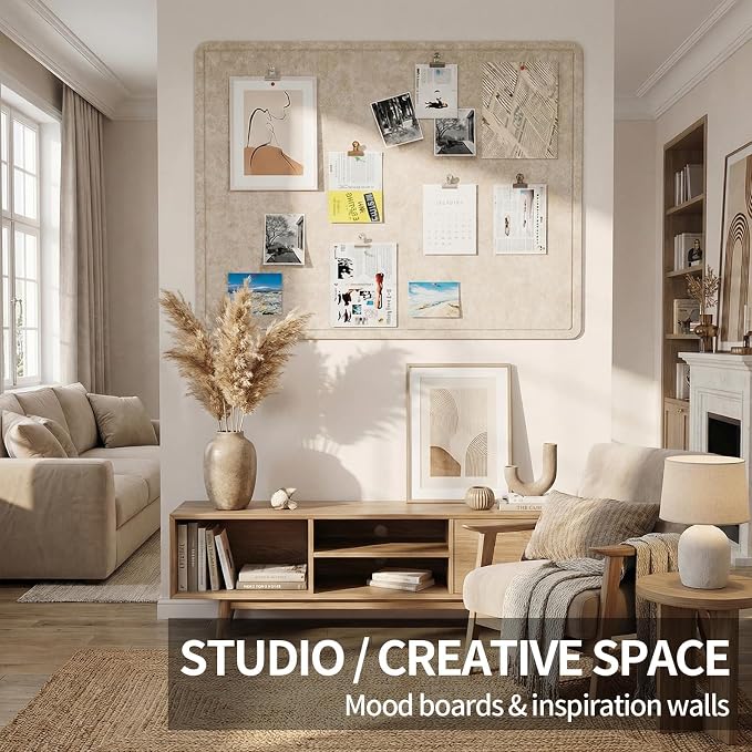 Large Felt Bulletin Board for Wall, Soft Felt Cork Board for Office, Home - Image 6