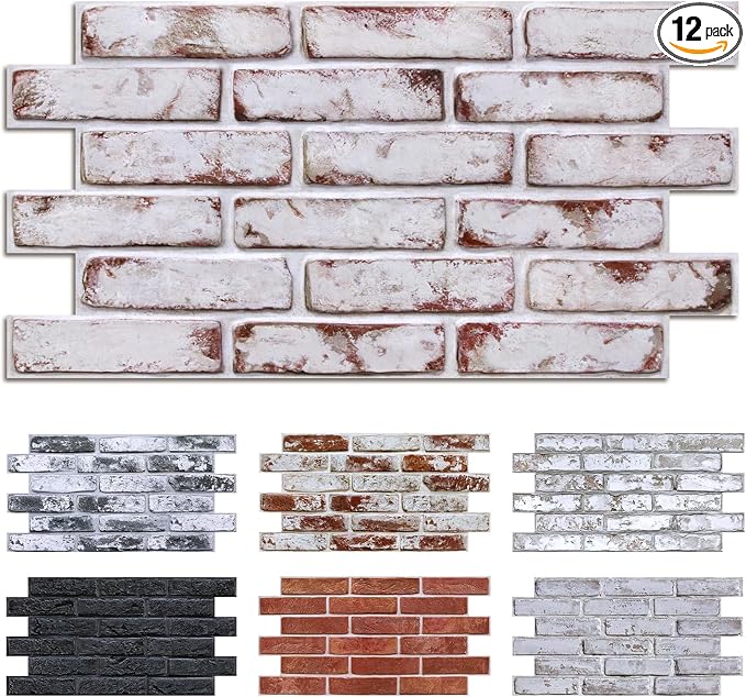 Commomy Faux Brick 3D Wall Panels by CommomyDecor