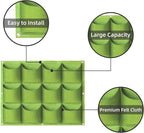 Hanging Planting Grow Bags, 12 Pockets Hanging Vertical Wall Planter Wall - Image 4