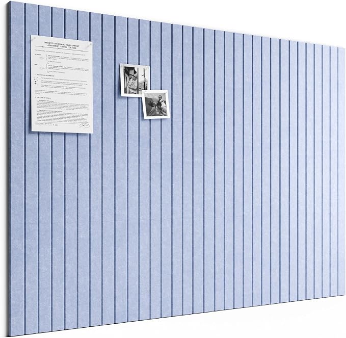 Bumusty Large Cork Board Alternative-48 x 36" Felt Bulletin Board Tiles by BUMUSTY