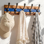 SKOLOO Rustic Wall Mounted Coat Rack - Image 2