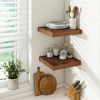 Vivelove Wide Floating Shelves for Wall 12 Inch Deep, 2 Inch Thick Shelf for - Image 2
