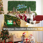 Luyue 24PCS 20”×20” Boxwood Panels, Artificial Grass Wall Panels Fake Greenery - Image 2