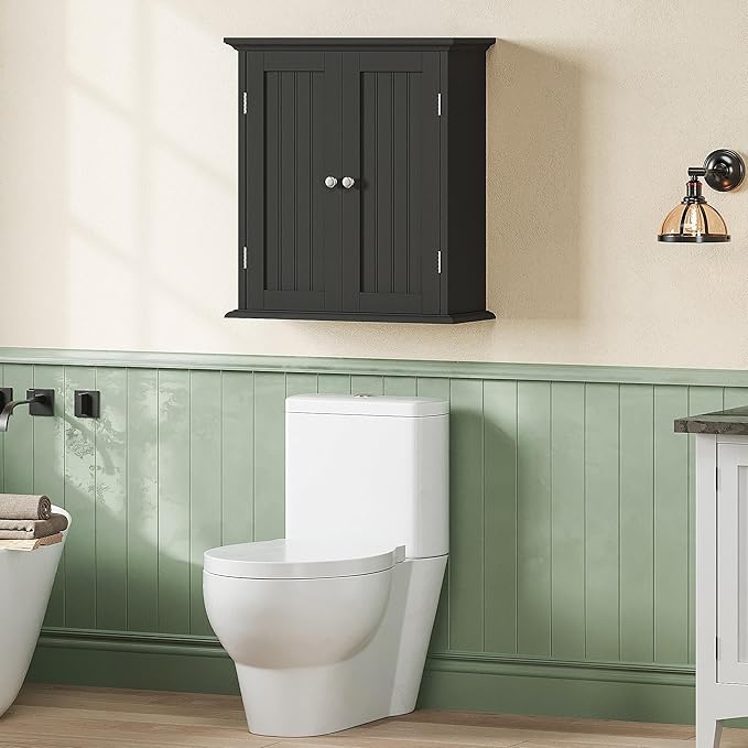 ChooChoo Bathroom Wall Cabinet Set of 2, Over The Toilet Space Saver Storage - Image 7