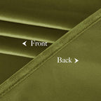 NICETOWN Moss Green Velvet Drapes 120 inch Long - Image 8