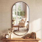 Sweetcrispy 24" x 48" Black Bathroom Mirror - Image 2