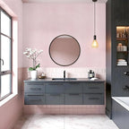 Pink Grasscloth Peel and Stick Wallpaper Textured Contact Paper 15.7inch x - Image 5