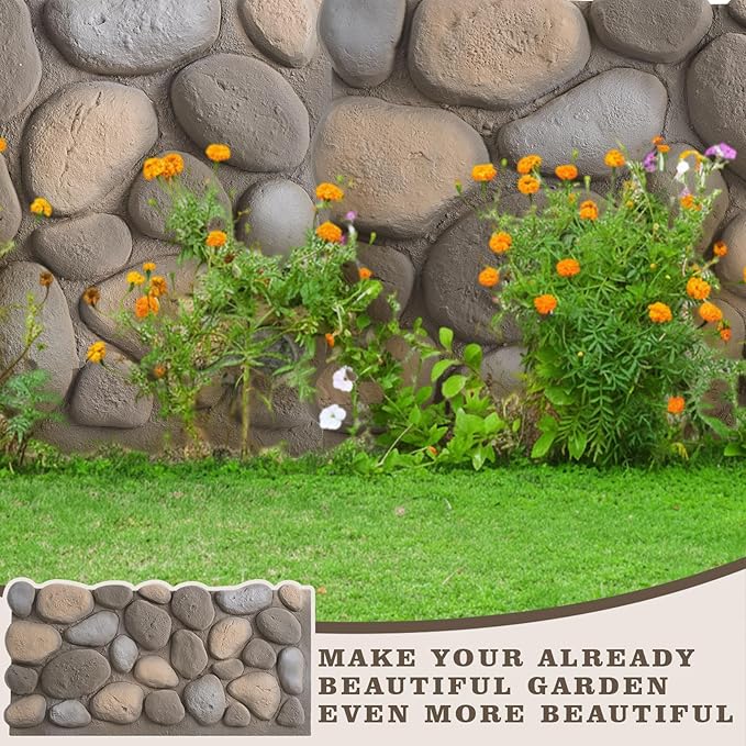 1 Pack PU Faux Stone Panel 47"w x 23.23"h x 2"d Stone Veneer - Image 3
