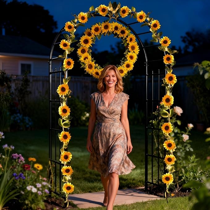 GOESWELL Artificial Sunflower Garland - Image 2