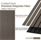 TO-TH Wood-Look Acoustic Wall Panels, 10 Pack 47.2” x 23.6” Acoustic Panels - Image 2