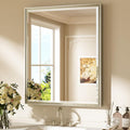 Keonjinn 30" x 36" Brushed Nickel Bathroom Mirrors by Keonjinn
