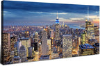 Large New York City Wall Art NYC Skyline Picture Office Wall Decor Modern by HOME