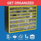 Akro-Mils 44-Drawer Plastic Drawer Storage Cabinet - Image 3