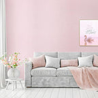 15.75"x393.7" Grasscloth Peel and Stick Wallpaper Pink Textured Contact Paper - Image 2