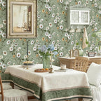 Livebor Floral Peel and Stick Wallpaper Daisy Floral Contact Paper 16.9in - Image 8