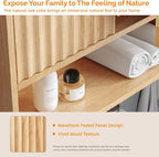 VINGLI Fluted Modern Medicine Cabinet, Bathroom Wall Cabinet Over Toilet Storage - Image 5