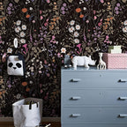 JiffDiff Floral Wallpaper Peel and Stick- 1181" x 17.3" Farm Wildwood Self - Image 2