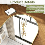 XRAMFY 32"x48" Arched Bathroom Mirror - Image 4