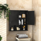 TaoHFE Black Bathroom over the Toilet Storage Cabinet, Wall Medicine Cabinet - Image 6