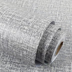 TANONE Dark Gray Wallpaper PVC Self-Adhesive Peel and Stick DIY Wallpaper Faux by TANONE