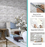 Commomy 3D Faux Brick Peel and Stick Tiles - Image 6