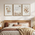 Framed Vintage Wildflower Canvas Wall Art - Image 2