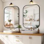 FICTOR Bathroom Vanity Mirror for Wall, 2 Pack 28" x 40" Rectangle Bathroom - Image 8