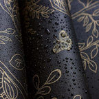 Froluya Black and Gold Wallpaper Peel and Stick Wallpaper 17.7"x196.8" Vintage - Image 4