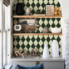 Simon&Siff Retro Peel and Stick Wallpaper Black and Green Wallpaper Vintage - Image 6