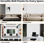 RITOLLO 6 Pack Acoustic Wall Panels, 47.2X23.6X0.4 inch Decorative - Image 6