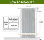 NICETOWN Window Treatment Sliding Door Curtain - Image 2
