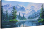 Ardemy Forest Landscape Canvas Painting 48"x24" by Ardemy