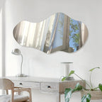 PERFNIQUE Irregular Wall Mirror Asymmetrical Mirror, Cloud Frameless, Wall - Image 5