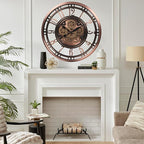CLXEAST 28 Inch Oversized Large Moving Gear Wall Clock - Image 5