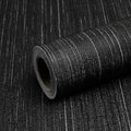 Black Grasscloth Peel and Stick Wallpaper by Qianglive