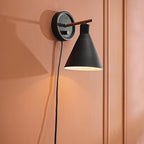 Globe Electric 51725 1-Light Dimmable Plug-in or Hardwire Wall Sconce, Matte - Image 3