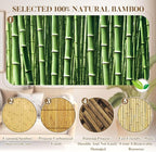 Juexica 1 Pcs Natural Bamboo Wall Panel - Image 3