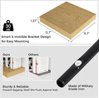 Square Floating Shelves for Wall 12"W x 12"D x 1.4"H, Small Engineered Wood - Image 3